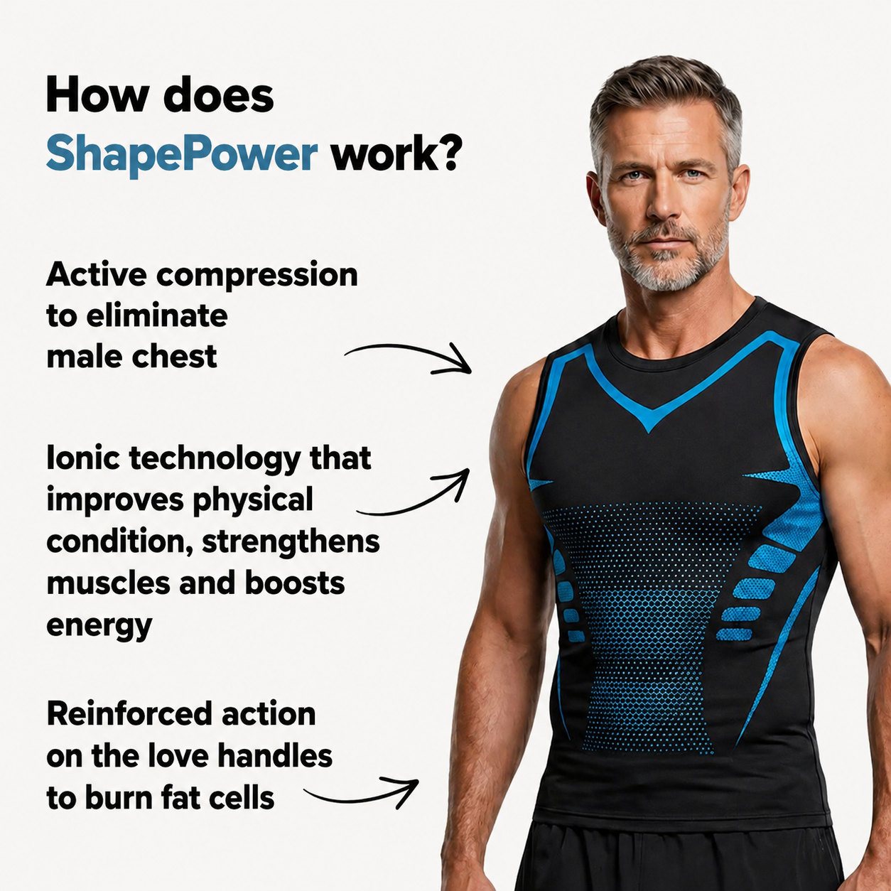 ShapePower™ — No more sucking in your stomach. It stays flat on its own.